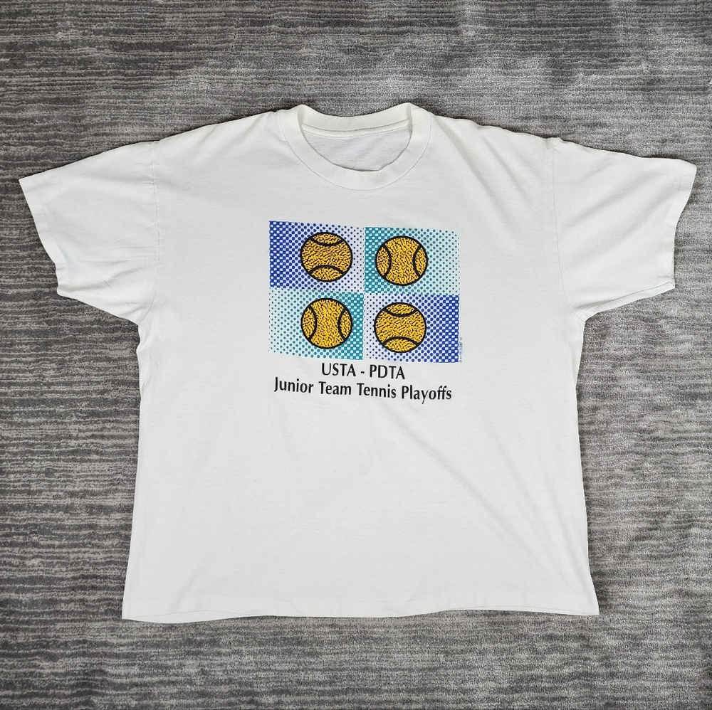 Vintage 1992 Single Stitch Tennis Shirt